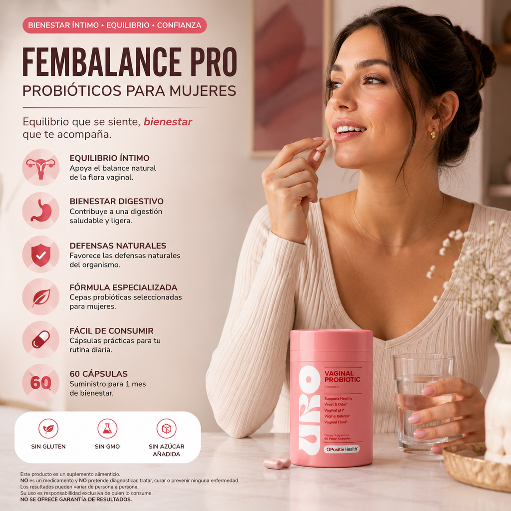 URO Probioticos Para La Salud Intima femenina